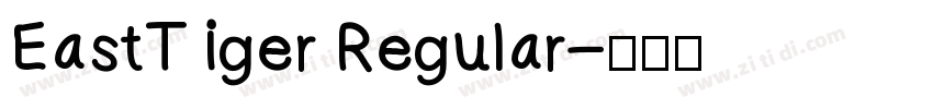EastTiger Regular字体转换